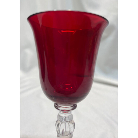 Morgantown #7685 Radiant Ruby Red 4 " Cordial / sherry 2 oz Great - Picture 3 of 7